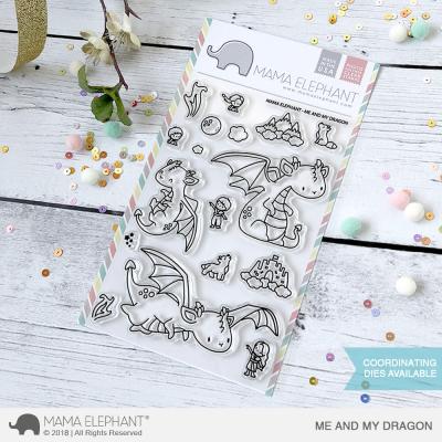 Mama Elephant Clear Stamps - Me and my Dragon